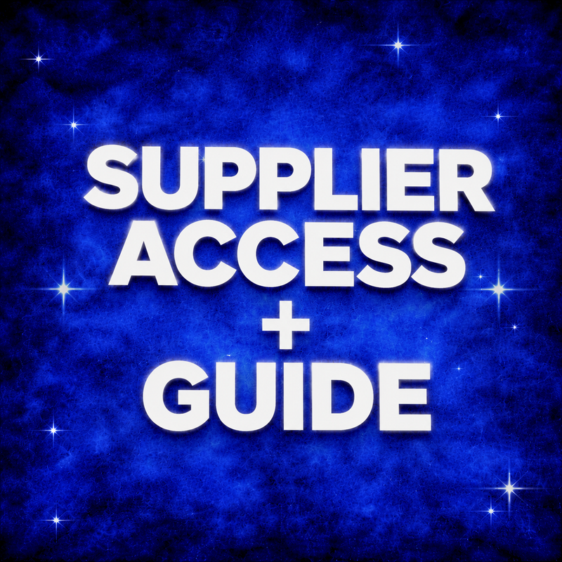 SUPPLIER ACCESS + GUIDE